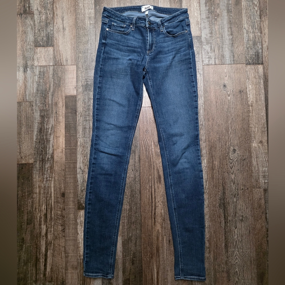 Paige Leggy Ultra Skinny - Extra Long Length Jeans